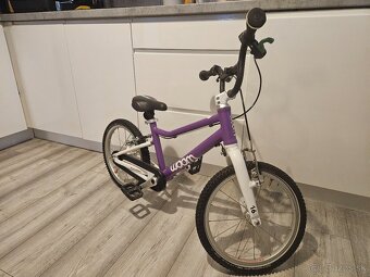 WOOM 3 purple, 16 palcové kolesá, veľmi pekný stav - 2