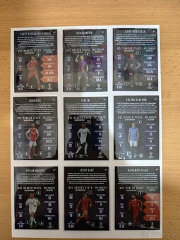 Black Edge topps match attax 2024/25 kartičky set BE1 -BE9 - 2