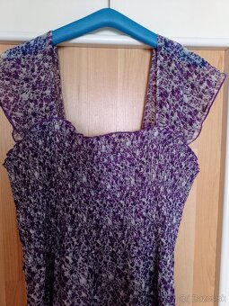 Fialové letné šaty v.XL - 2
