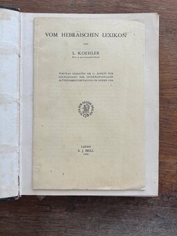 Nemecko-Anglicko hebrejský Lexikon - 2