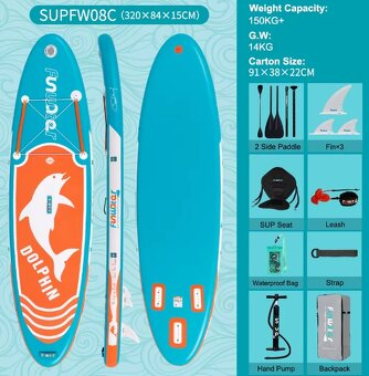 Paddleboard so sedačkou - 2