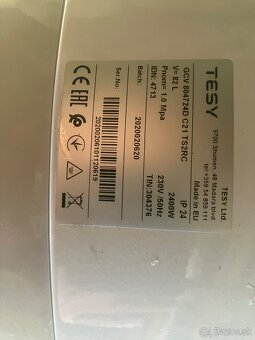 Elektrický bojler TESY 82L. - 2