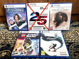 P: PS5 hry - Indiana Jones, Life is Strange DE, LEGO SW TSS - 2