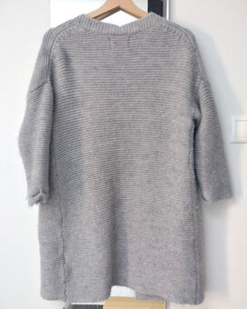 sivý, sedy pleteny kardigan danskej znacky ONLY - 2