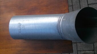 Nové odkvapové pozinkované koleno 100 - 2