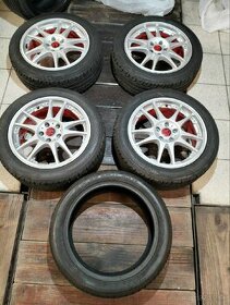 Predám na alfu Romeo pneumatiky obuté na elektrónoch r17 - 2
