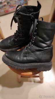 Vysoké kožené topánky - 2