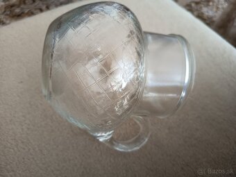 Starožitný krčah sklo. - 2