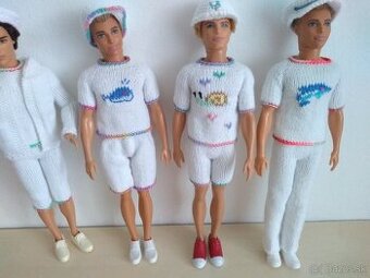 Veľryba slimák delfín tričko pre bábiku Ken barbie bermudy - 2