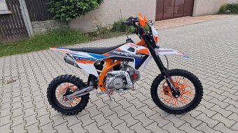 Pitbike MiniRocket DT125 17/14, světlo, el startér, řazení. - 2