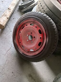 Ponukam dve kolesa 155/65 R14 Continentl 5x100 6Jx14 H2 ET43 - 2
