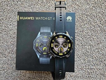 Huawei Watch GT4 46mm black, top, zaruka NAY - 2