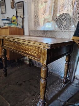 Starožitný rozkladací stôl - 2