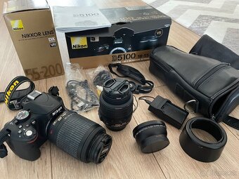 Nikon D5100 18-55 mm +zoom Nikkor 55-200 - 2