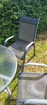 Predam zahradne sedenie 1ks stol + 6ks stoliciek - 2