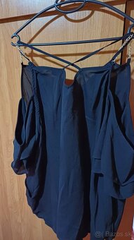 Cierna bluzka pre moletky xxxl - 2