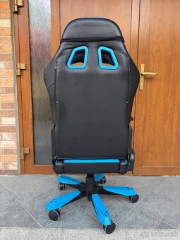 Herná stolička DXRacer KING modrá/zelená - 2