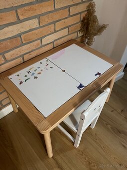 REZERVOVANE_Detsky stol IKEA Flisat so stolickou Sundvik - 2