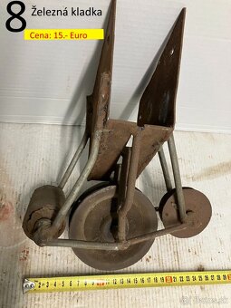 Kladky závesné a plné kolesá na vozíky - 2