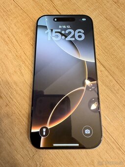 Predám iPhone 16 Pro 256GB Natural Titan - 2