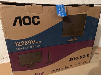 Monitor AOC I2269VWM (21.5" IPS Full HD, tenký rámik) - 2