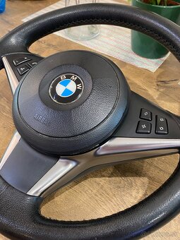 BMW Sport volant e60 e61 pod kľúč s airbagom - 2