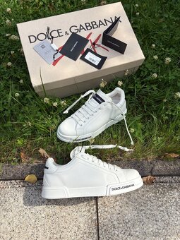 Dolce & Gabbana Portofino biele tenisky, pc 550€ - 2