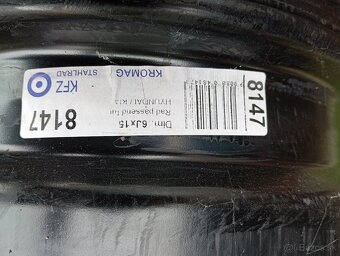 Plechové disky 5×114,3 R15 Hyundai Kia - 2