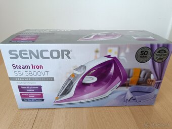 Žehlička Sencor SSI 5800 VT fialová, nepoužívaná - 2