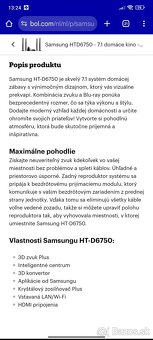 Domáce kino Samsung 7.1 1300w - 2