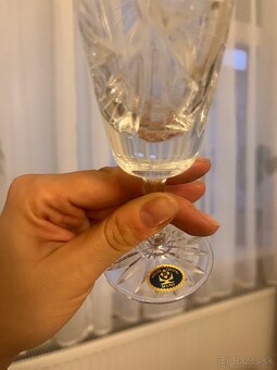 krištáľové poháre - 6 ks - 2