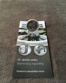 Slovenské strieborné BK mince - 2