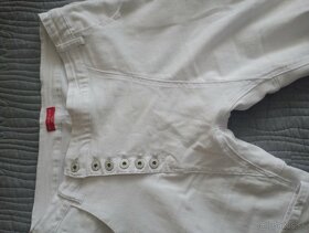 Biele moderné nohavice nove - 2