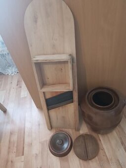 Súdok na kapustu a nože na rezanie kapusty - 2