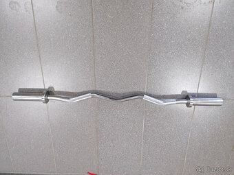 Olympijske tyče, 120 cm, EZ, 201cm dámske -čierne a ružové - 2