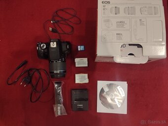 Canon 650D, dve baterie, karta, ako nové - 2
