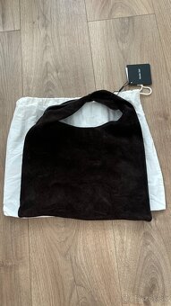 Massimo Dutti mini kabelka z brúsenej kože - 2