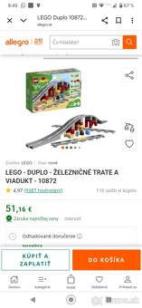 Lego Duplo Parný vlak + príslušenstvo - 2