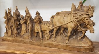 Dreveny obraz vyrezavany - 2