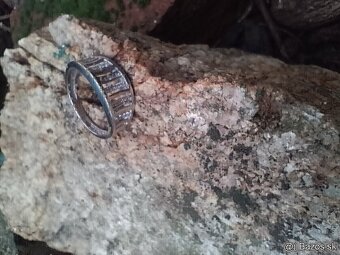 ZLATY PRSTEN-14K ZLATE SRDIECKO BRILIANTY - 2