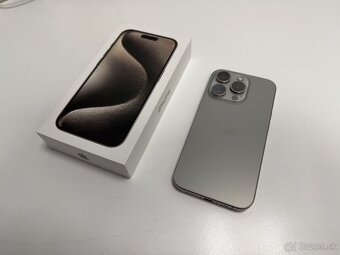 Apple iPhone 15 PRO 512GB, natural titanium záruka Telekom - 2
