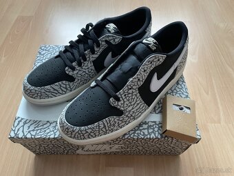 Jordan 1 Retro Low OG Black Cement 100% originál Nové - 2