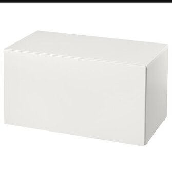 Ikea SMÅSTAD Lavica s priestorom biela, 90x52x48 - 2