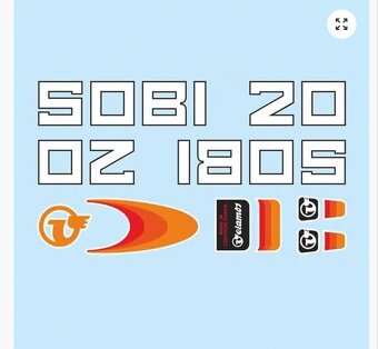 Nálepky SOBI 20 - 2