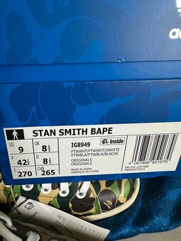 Tenisky Adidas Stan Smith + BAPE - 2