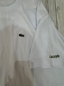 Tričko Lacoste biele - 2
