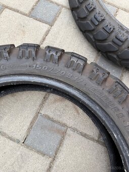 Predám plášte Mitas 150/70 R17 a 110/80 R19 - 2