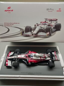 2x F1 SAUBER ALFA ROMEO C40 2021 KIMI RAIKKONEN SPARK 1:18 - 2