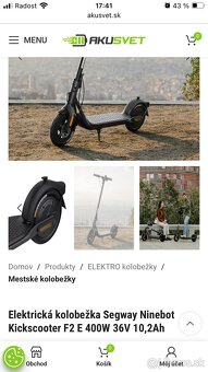 elektricka kolobezka ninebot 2 segway - 2