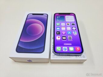 APPLE iPHONE 12 MINI 128GB PURPLE ,ZDRAVIE BATERKY 100% - 2